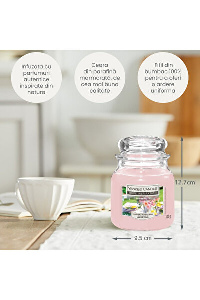 Yankee Candle Scented Candle Medium Jar, Garden Party, 340gr