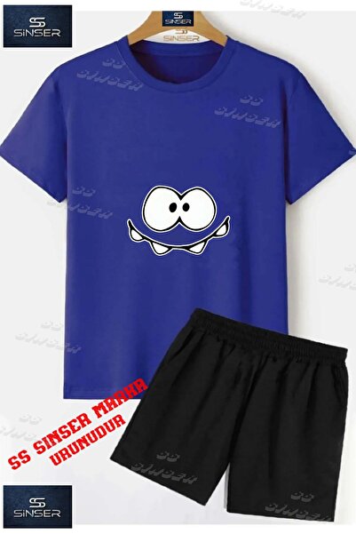 SS SİNSER Children's Unisex “Disli 4Lu Goz Surat“ Special Printed Crew Neck T...