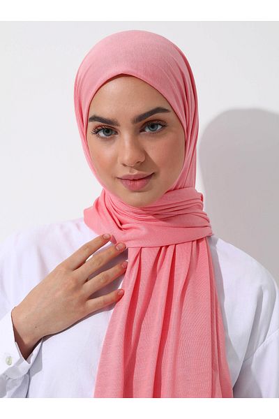 Tuva Plain Combed Cotton Shawl - Onion Peel -