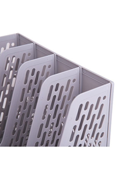 ALPA STORE 4 Bölmeli Magazinlik Arşiv Kutusu Masaüstü Organizer Etiketli Demonte