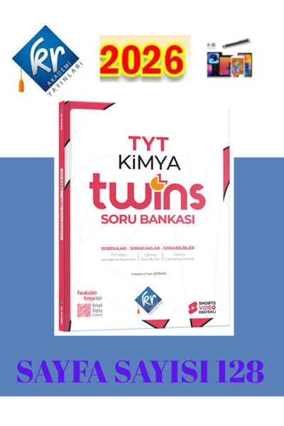 Ens Yayıncılık KR Akademi 2025-2026 Müfredat TYT Twins Kimya Soru Bankası