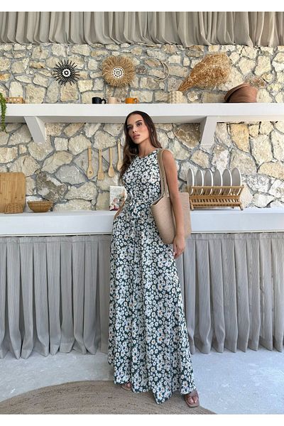Patreon Patterned Spanish Belted Design Jumpsuit