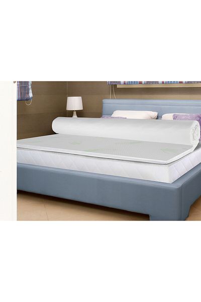 Green Future Fresh Mint mattress topper, 180x200 cm, H 6 cm, 7 Comfort Zones