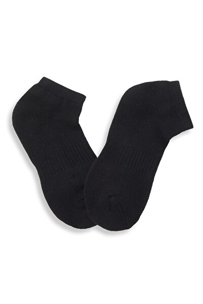 R&B Black Boy 3 Pack Solid Ankle Socks