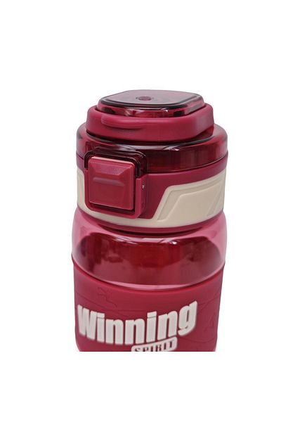 B4U Children's water bottle, pop-up flip-top, with grip, red, 600 ml YHSQ2450