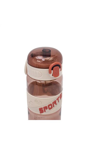 B4U Children's water bottle, pop-up flip-top, sports, with grip, red, 750 ml XBD-6040