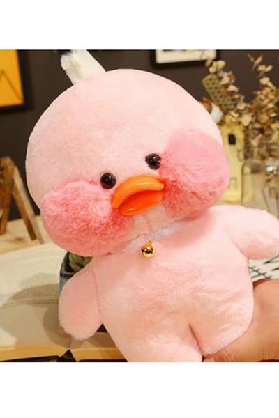 LRS STORE Super Quality Lalafanfan Full Set Kwaii Cartoon with Outfit 30cm Plush Duck Gift Plush Lala Fanfan