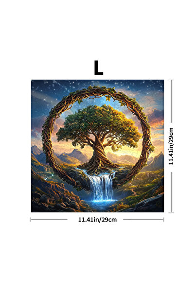 Choice1 لغز خشبي Z216-L "شجرة الحياة" على شكل شلال نهري للكبار | تصميم إبداعي...