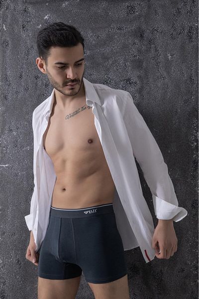 Gizem iç giyim Single Modal Combed Boxer Super Quality