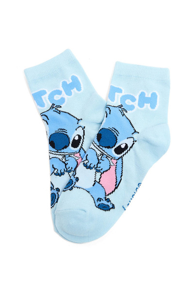 R&B 3 Pack Stitch Print Ankle Socks