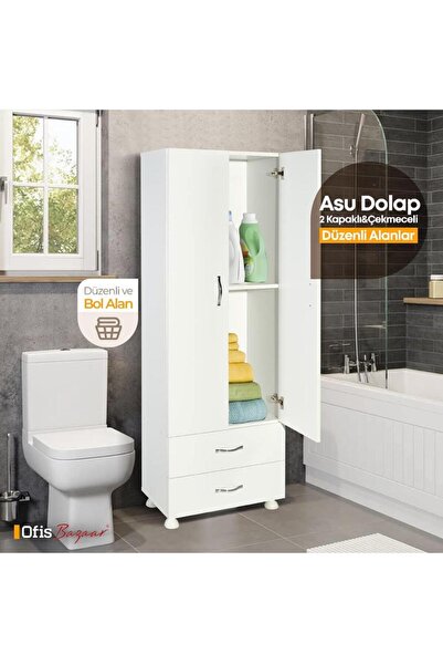 my design eviniz için en özel tasarımlar Çok amaçlı banyo dolabı - 2 Kapaklı ...