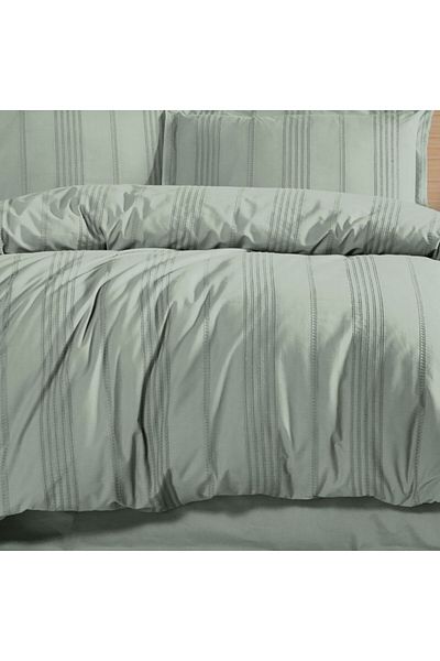 Clasy Ranforce jacquard bed linen, Home, Arakis V8 Green