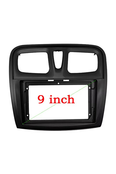 ALCARS DACİA SANDERO RENAULT SYMBOL 9 İNC MULTİMEDYA ÇERÇEVESİ