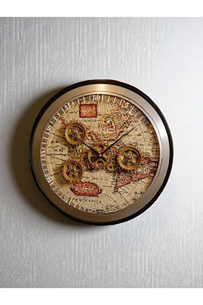 PELLE DESİGN Çarklı duvar saati