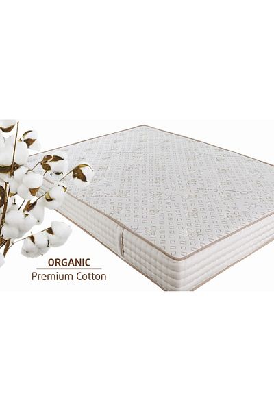 Green Future Premium Cotton Pocket Memory Mattress 7 Comfort Zones 120x200 cm, H 26 cm