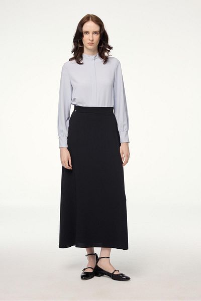 Zühre Black A-Line Skirt Etk-0162