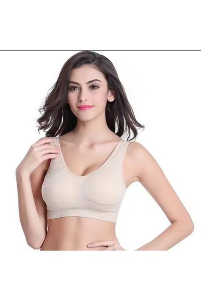 AV ANZAV 1574 Thick Strap Gatherer Seamless Bustier Bra (3 Colors in One Package) Wire-Free - No Hooks