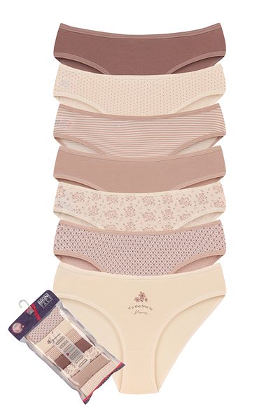 Dominant Women's Cotton Panties 7-Piece Panties