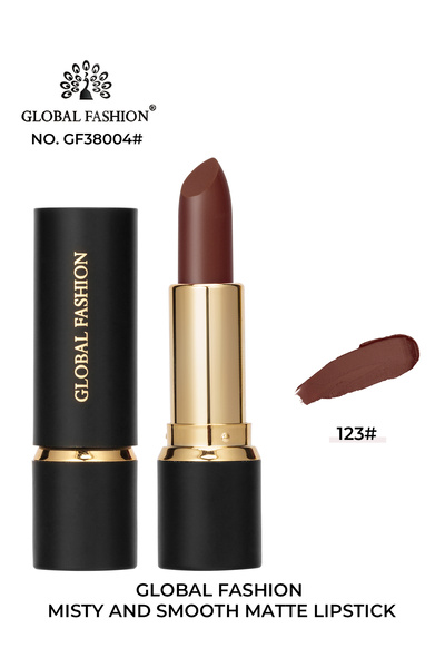 global fashion Матово червило Misty and Smooth Global Fashion, GF38004 #123