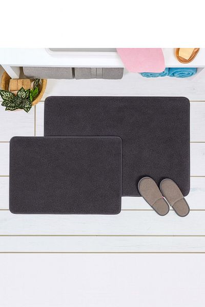 EUROBANO Sadiva Bath Mat Non-Slip Base 80X50 40X50 Washable