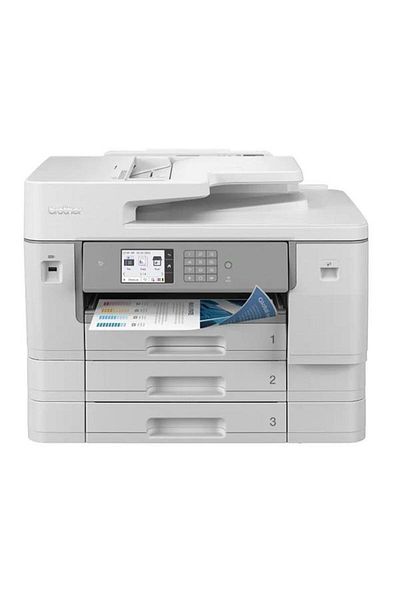 Brother Multifunctionala InkJet MFC-J6957DW, A3, DADF, NFC, Retea, WiFi, Fax (Alb/Gri)