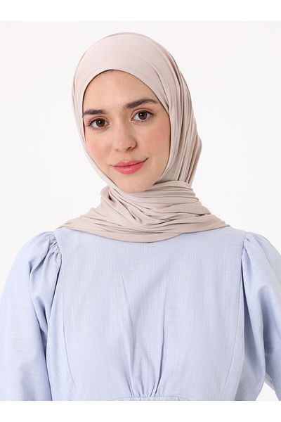Tuva Premium Combed Cotton Shawl - Beige -