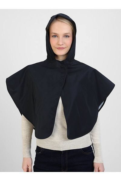 Ecardin Raincoat with Rivets - Navy Blue -