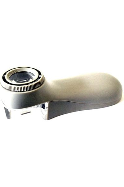 OEM Illuminated magnifier, objective diameter 23mm, - 1/10 micro scale - 8x magnification