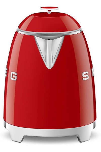 SMEG KLF05RDUK 50'S Retro Style Mini Kettle, 0.8 L Capacity, Stainless Steel, Red