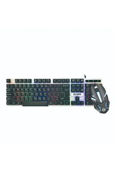 APES Gaming Keyboard and Mouse Combo – LED Backlit, High Precision Control Set