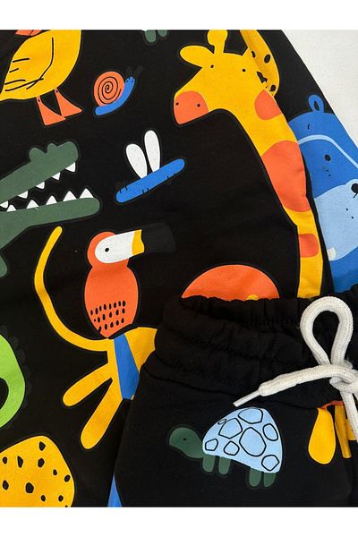 chibuumbabykids Boy's Animal Printed Tracksuit Set