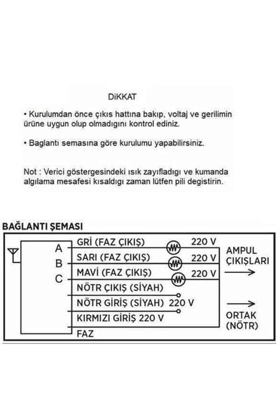 Cata 4X1000 W 4 Lü Aydınlatma Kumandası CT-9154