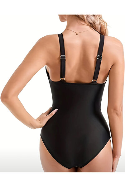 CN New Women's Swimsuit One Piece Leopard Print