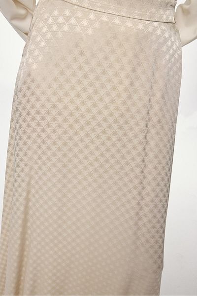 Zühre Monogram Patterned Stone Skirt Etk-0174