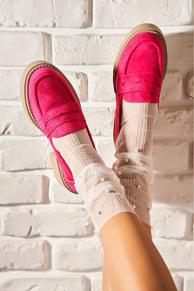 Joana Pantofi dama cu platforma Fucsia din Piele Ecologica Intoarsa Shyra