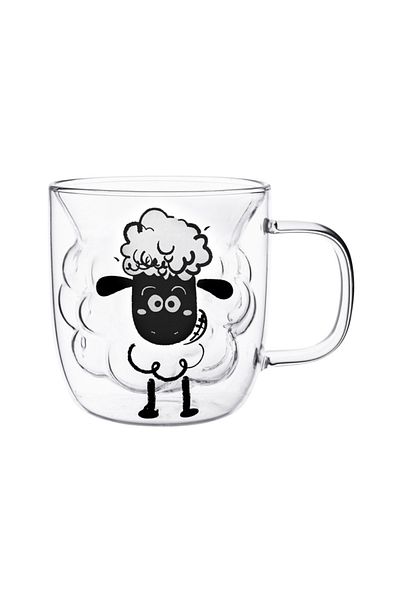 ALTOM DESIGN Cană termos cu pereți dubli Sheeps, 330 ml