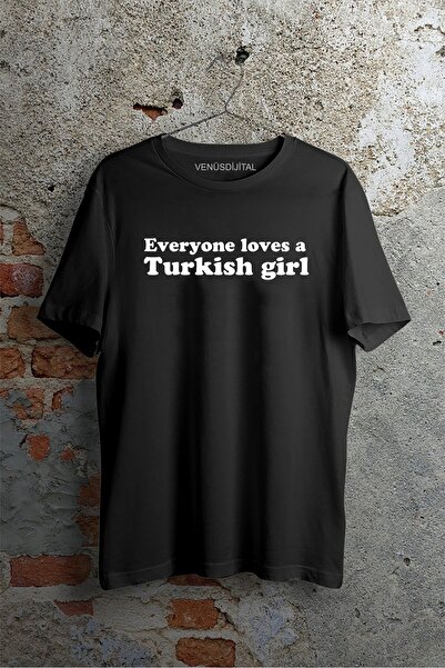 venüsdijital Toată lumea iubește o fată turcească Tricou pentru femei Tricou ...