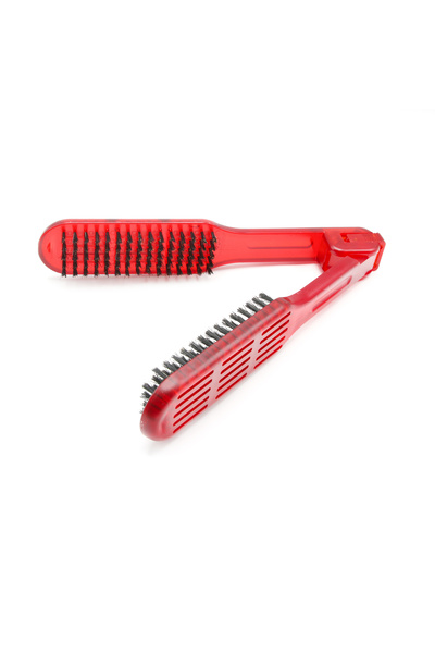 global fashion Βούρτσα μαλλιών 8001, κόκκινη
