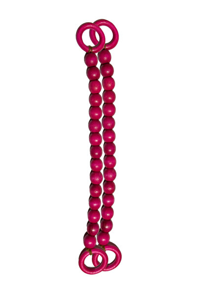 İthal مقبض حقيبة خرز خشبي (40 سم) - موديل 16