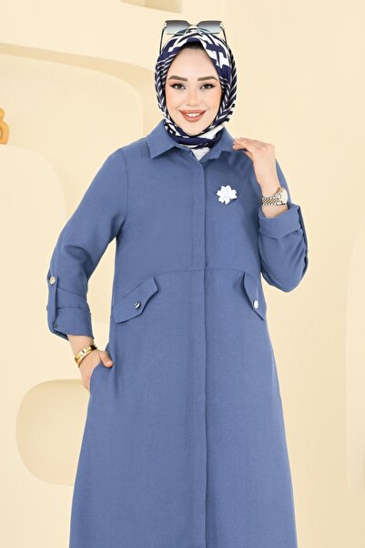 ModaMerve Aksesuar Cepli Sofia Takım 23018UKB139-MS İndigo