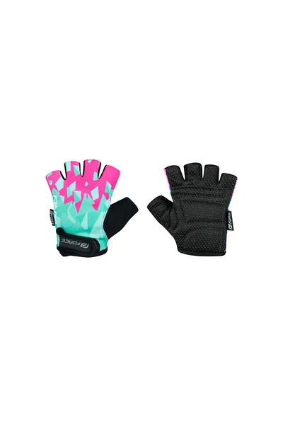 Force Kids' Gloves Ant Turquoise/Pink M
