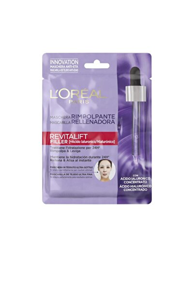 L'Oreal Paris Masca faciala anti-rid tip servetel cu acid hialuronic, REVITALIFT FILLER, 1 buc