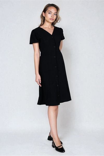 SCREENSHOT Women S Wrap V-Neck Dress - Relaxed and Modern Fit / Different Color Options