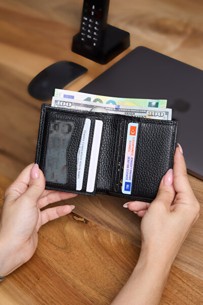 Milian's 3782 Чоловічий гаманець з натуральної шкіри, вертикальний