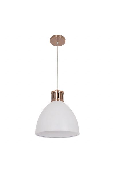 Klausen Pendul Metal KL6241, 1xE27, copper+white, IP20,