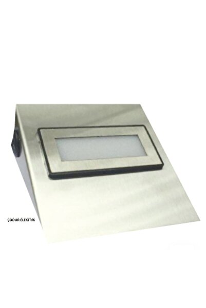 Osaka Light Paslanmaz 2watt 6500kelvin Beyaz Işık 180lümen Kare Tezgah Altı A...