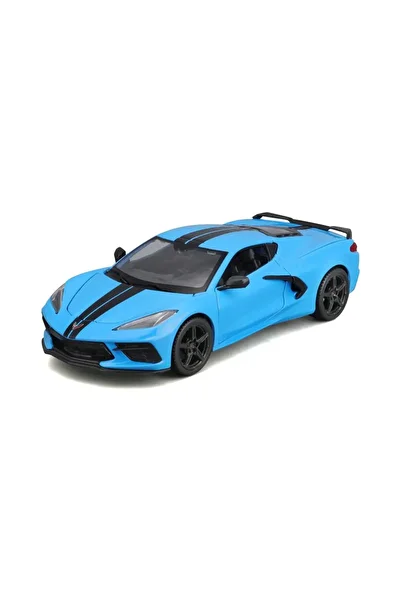 Maisto Special Edition 2020 Chevrolet Corvette Stingray Z51 1:24 Blue Diecast Model Car