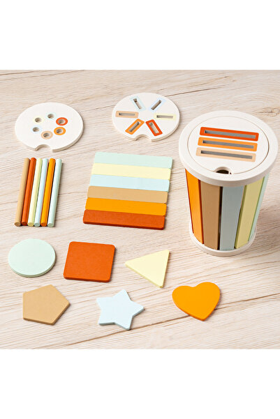 Choice1 ألعاب مطابقة تصنيف الألوان من ماكرون، ألعاب التعرف على الأشكال الخشبي...