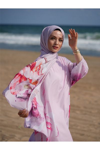 MONOOR Kaftan and Shawl Set