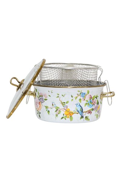 PR HOME Sparrow Enamel Frying Pan 22 cm